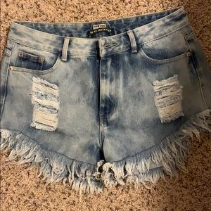 NWT Denim shorts. Fit like a size 10.